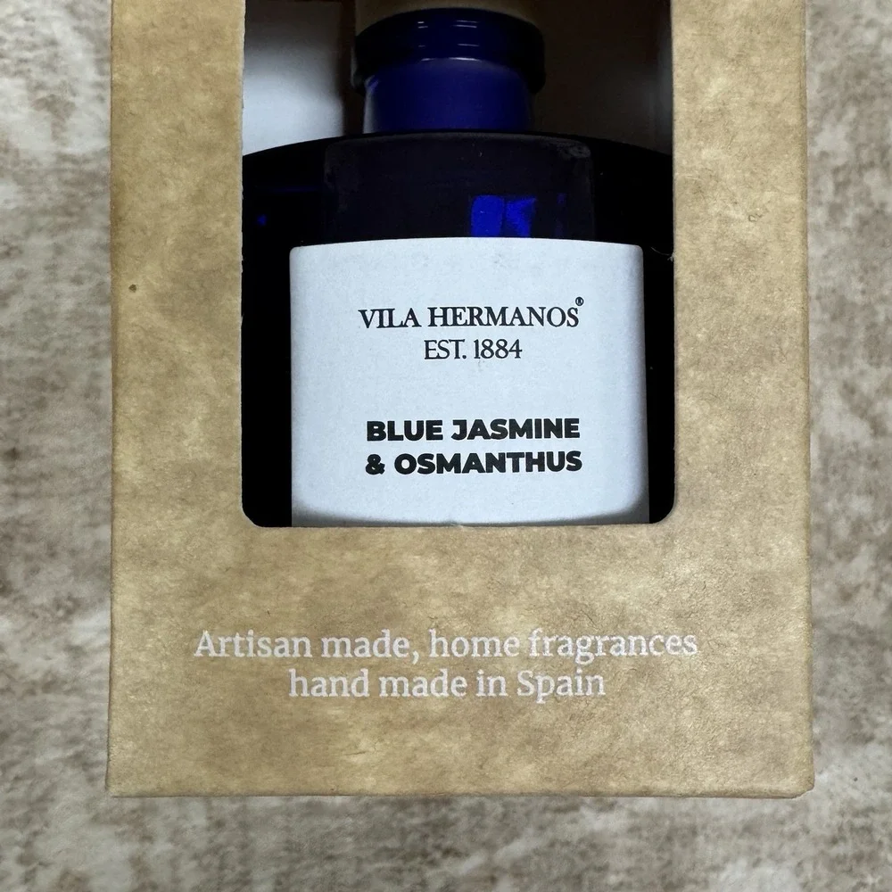 Vila Hermanos Blue Jasmine Osmanthus REED DIFFUSER 3.38oz Discontinued Scent
